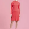 Aarre Ramona ribbimekko, Coral Pink