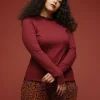 Aarre Rosalie ribbipaita, Burgundi