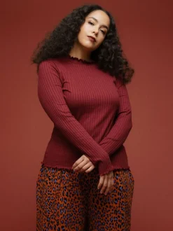 Aarre Rosalie ribbipaita, Burgundi