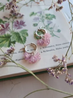 Blooming Sorbet korvakorut, Hopea ohut