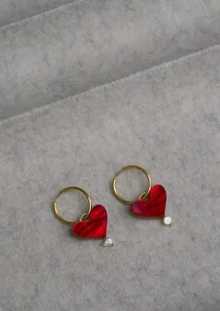Butoni Hearts rengaskorvakorut