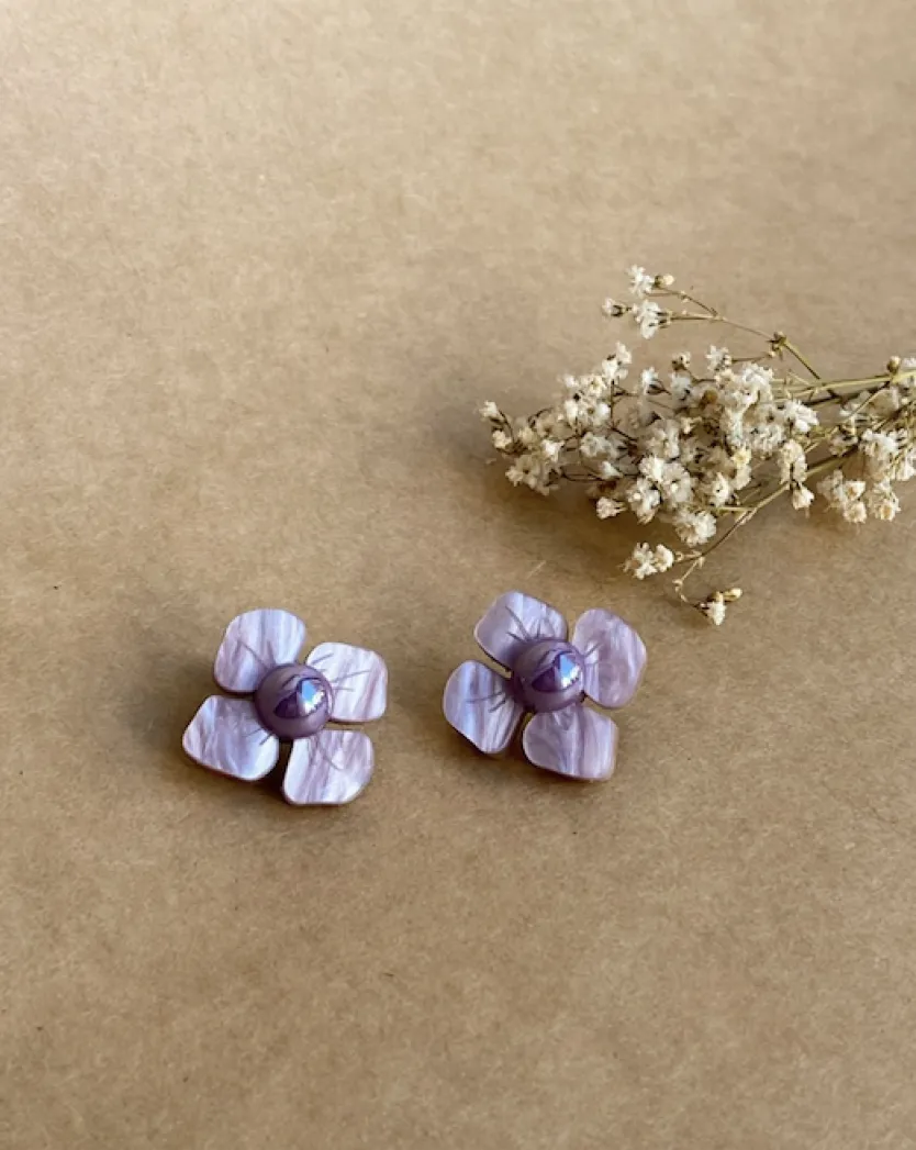 Butoni Hortensia korvakorut