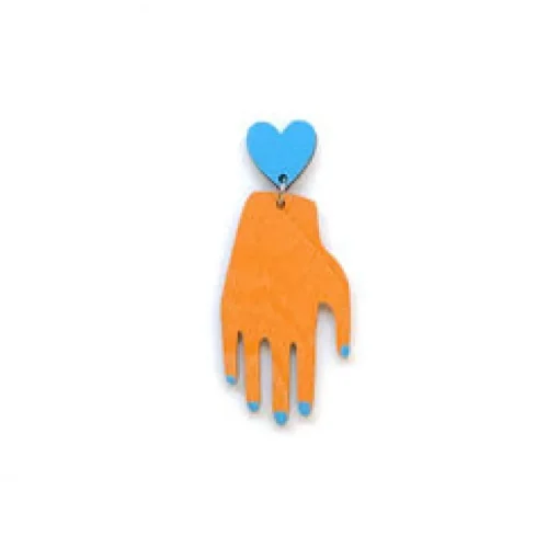 Crazy Granny Hand & Heart korvakorut