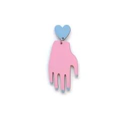 Crazy Granny Hand & Heart korvakorut