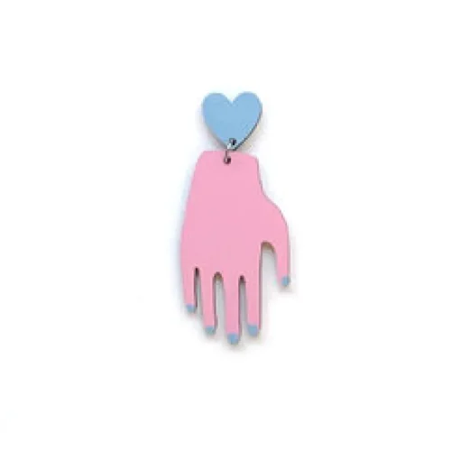 Crazy Granny Hand & Heart korvakorut