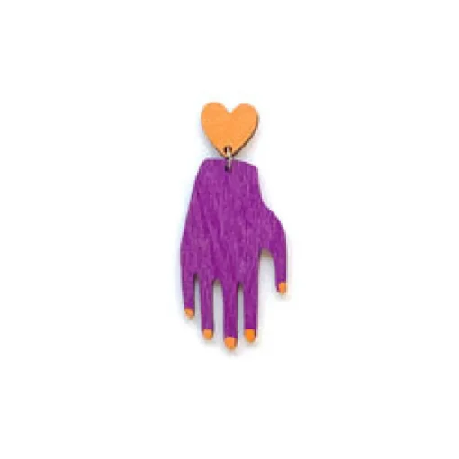 Crazy Granny Hand & Heart korvakorut