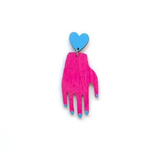 Crazy Granny Hand & Heart korvakorut