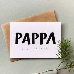 Helle Pappa olet tärkeä 2 os. postikortti