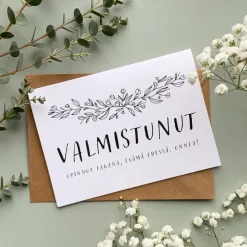 Helle Valmistunut 2 os. postikortti, Elämä edessä