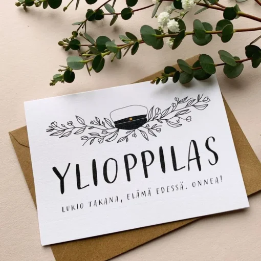 Helle Ylioppilas 2 os. postikortti, Elämä edessä