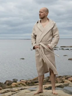Keltainen Design kylpytakki, Hiekka