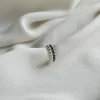 LiLa Bubbel cuff korvakoru, Hopea patinoitu