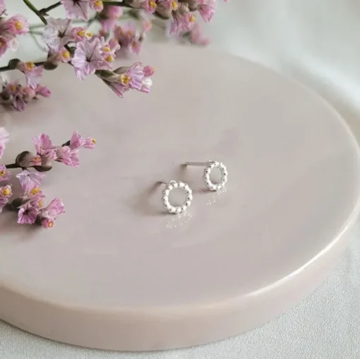 LiLa Bubbel mini korvakorut, Hopea