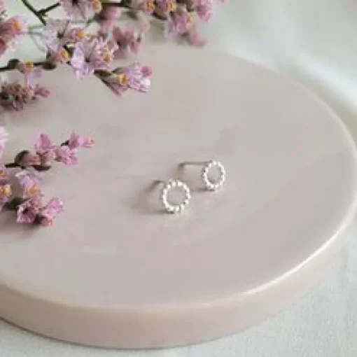 LiLa Bubbel mini korvakorut, Hopea