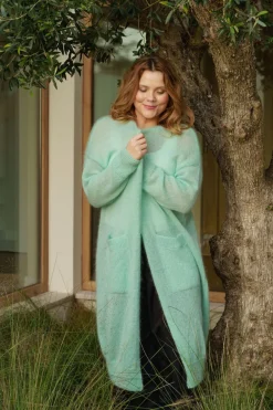 Nakoa Sienna neuletakki, Smoke Green