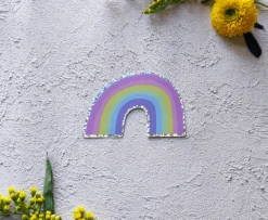 Pikku paperi Pastel Rainbow tarra
