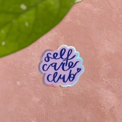 Pikku paperi Self Care Club tarra