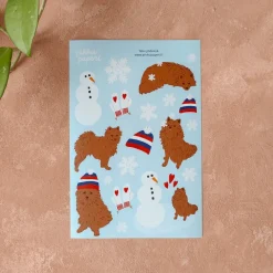 Pikku paperi Talvi yhdessä tarra-arkki